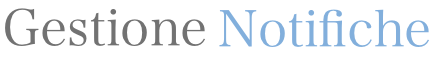 Gestione Notifiche